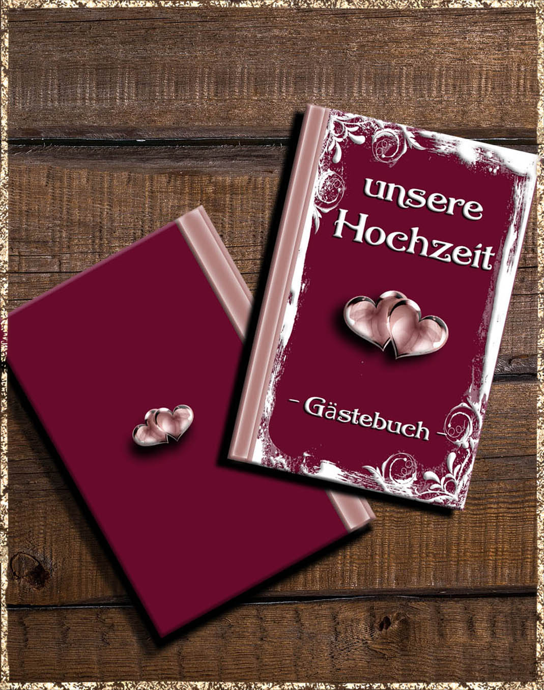 Gästebuch Hochzeit - Glasherz